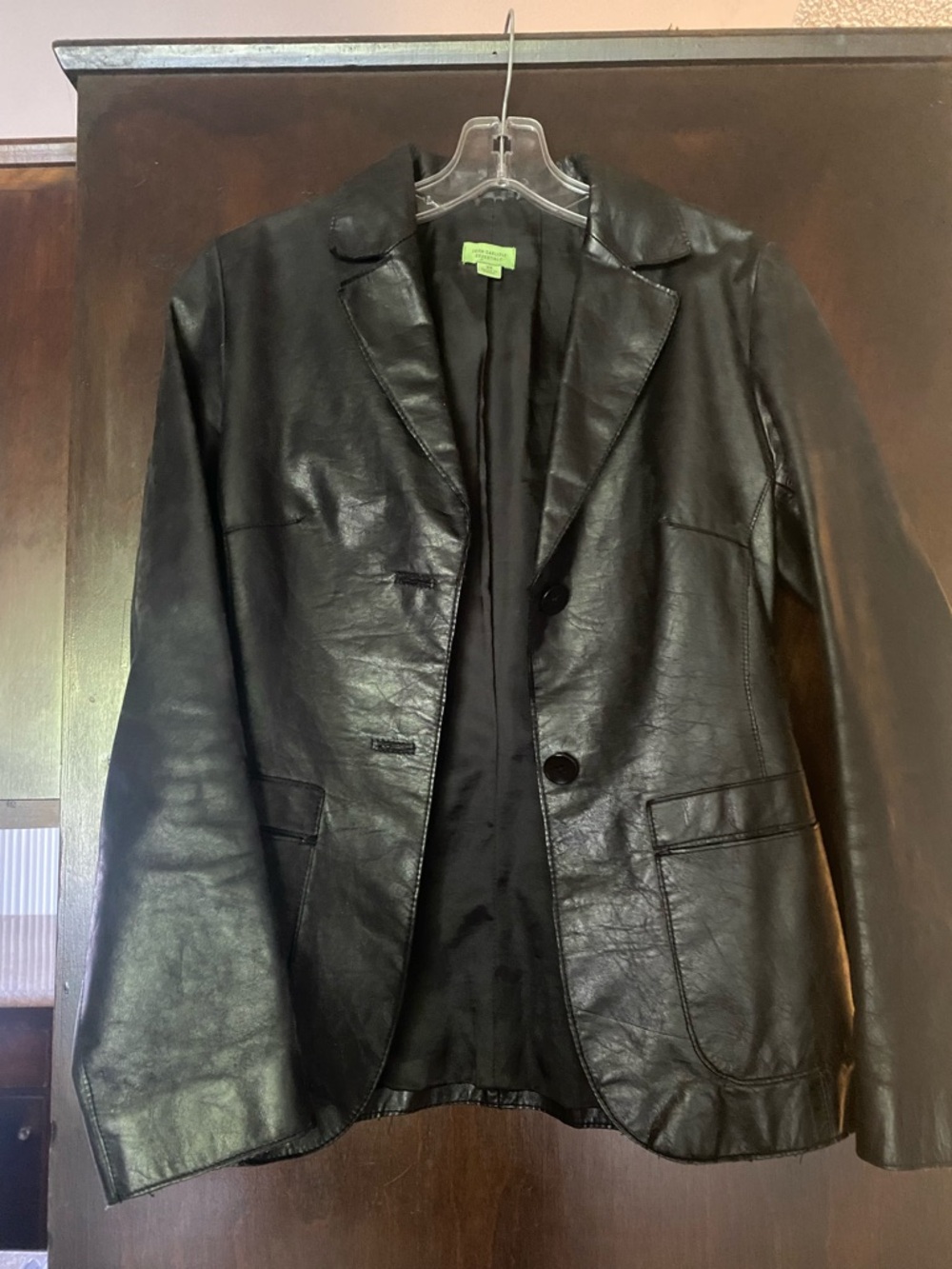 Carlisle Black Jacket with Lime Label